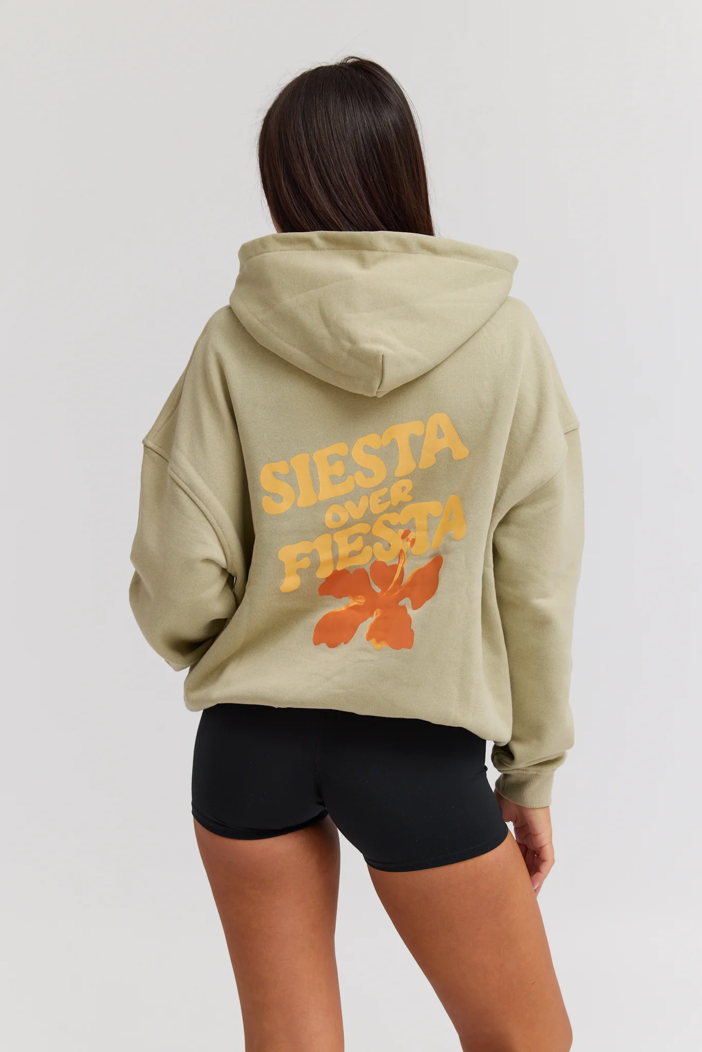 Siesta Over Fiesta Hoodie - Khaki - Image 7